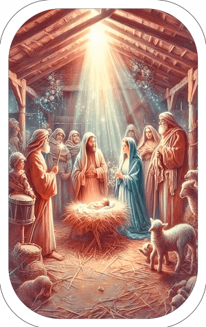 Tarjeticas Sagrado De La Navidad