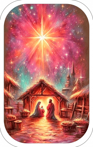 Tarjeticas Navidad Mágica