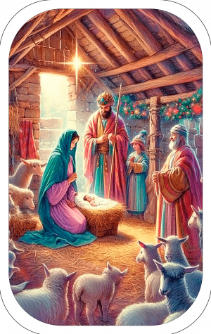 Tarjeticas El Establo De Belén