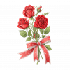 Ramo de Rosas Y lazo