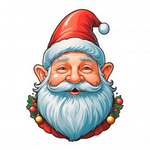 Cara De Gnomo De Navidad