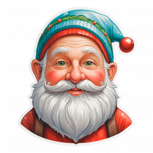 Cara De Gnomo De Navidad