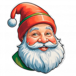 Cara De Gnomo De Navidad