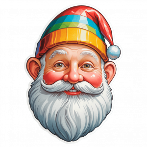 Cara De Gnomo De Navidad