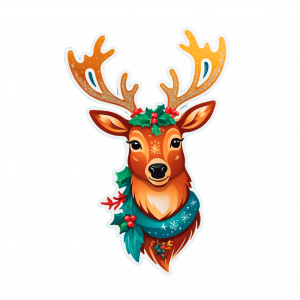 Cara De Reno De Navidad