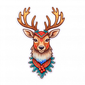 Cara De Reno De Navidad