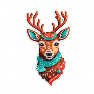 Cara De Reno De Navidad