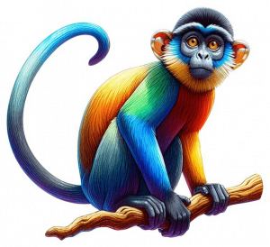 Cercopiteco (Cercopithecus) 01