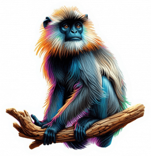 Langur (Semnopithecus) 02