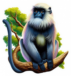 Langur (Semnopithecus) 03