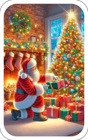 Santa Claus Y Arbolito