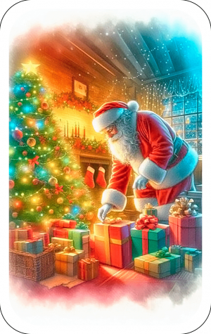 Santa Claus Y Arbolito