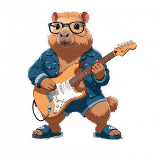 Capibara Rockero 03