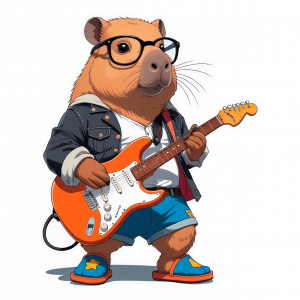 Capibara Rockero 05