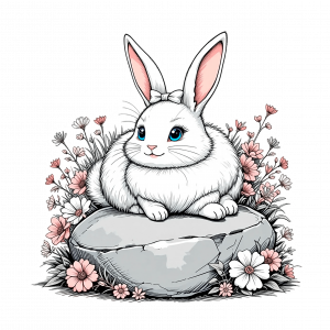 Conejito En La Piedra