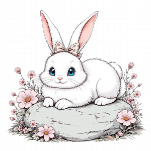 Conejito En La Piedra