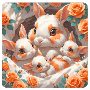 Conejo Y Su Cachorro