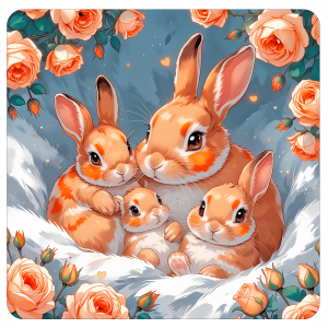 Conejo Y Su Cachorro