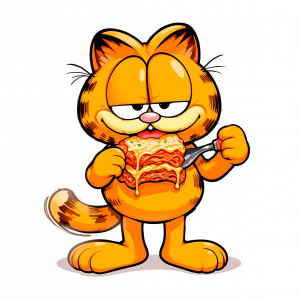 Garfield Con Lasaña