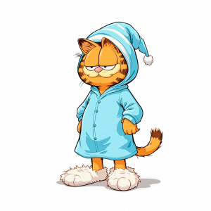 Garfield En Pijama