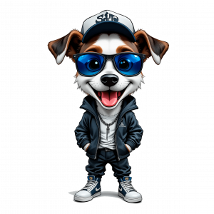 Jack Russell feliz y Hip Hop