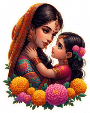 11439 Madre Indu e hija 01-min Madre Indu e hija 01