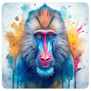 Mandril Animales Africanos