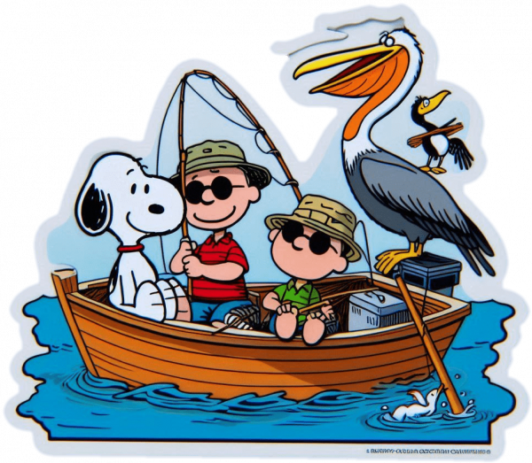 11865 Snoopy Pezcando 01-min Snoopy Pescando
