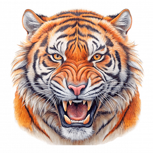 Tigre de Bengala Rugido 02