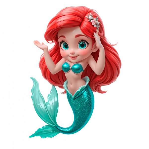 Princesa Ariel 3D