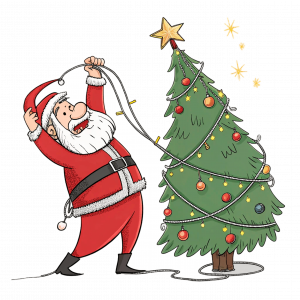 Santa Claus Enredado