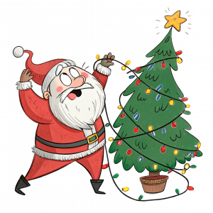 Santa Claus Enredado