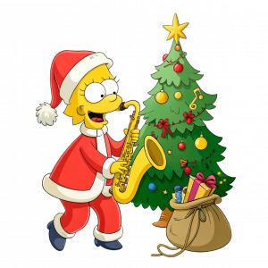 Lisa Simpson Y La Navidad
