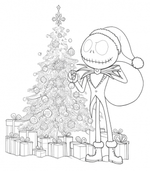 13508 Ref-1107-Jack de navidad 02 c PORTADAS-min Jack De Navidad Colorear