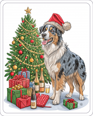 Pastor Australiano De Navidad