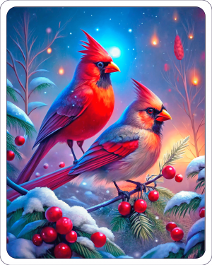 Petirrojos De Navidad