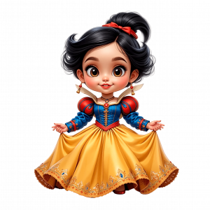 Blanca Nieves Muñequita 3D