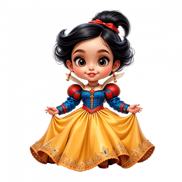 Blanca Nieves Muñequita 3D