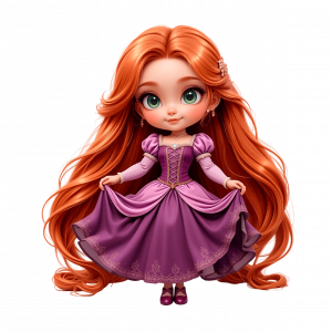 Rapunzel Muñequita 3D