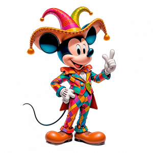 Mickey Mouse Arlequín
