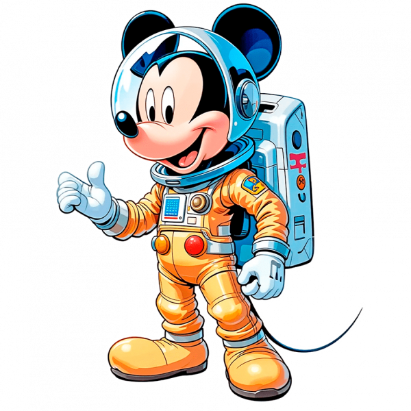 Mickey Mouse Astronauta