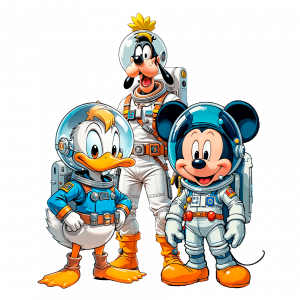 Mickey Mouse Escuadrón De Astronautas