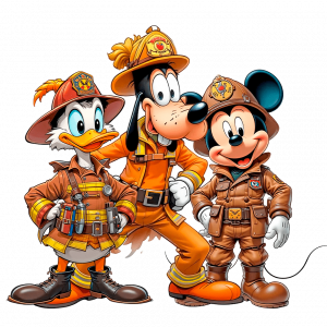 Mickey Mouse Escuadrón De Bomberos