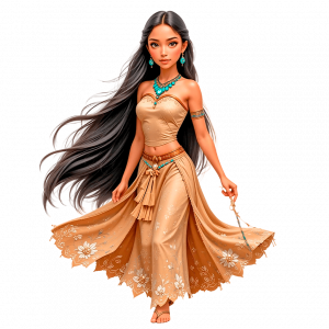 Princesa Pocahonta En Gala