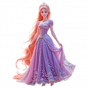 Princesa Rapunzel En Gala