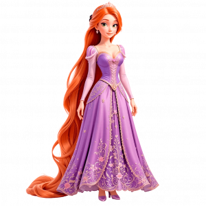 Princesa Rapunzel En Gala