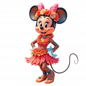 Minnie Mouse Hawaiana