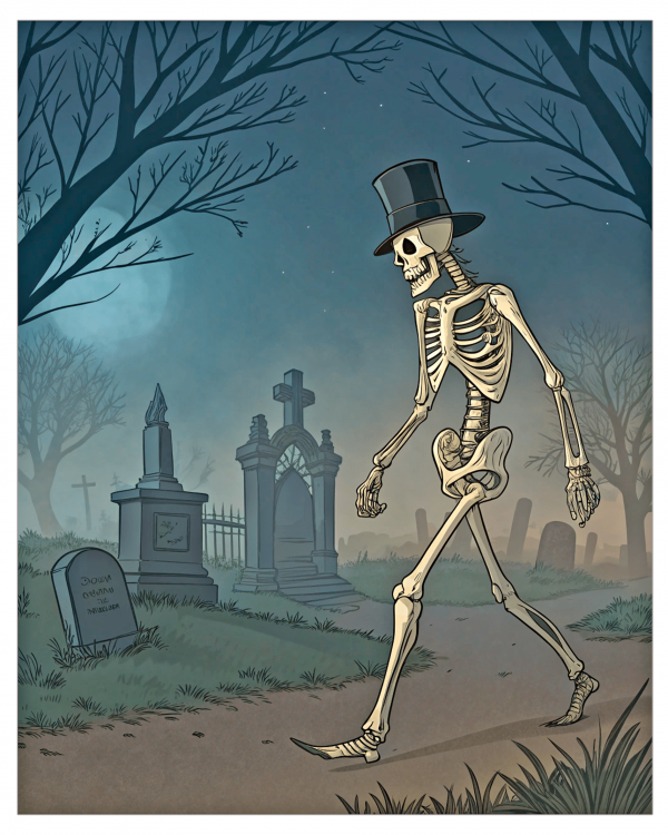 Calaveras Celebrando Halloween