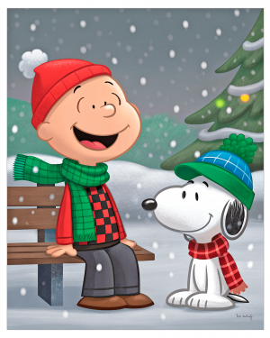 Charlie Brown Y Snoopy En La Navidad