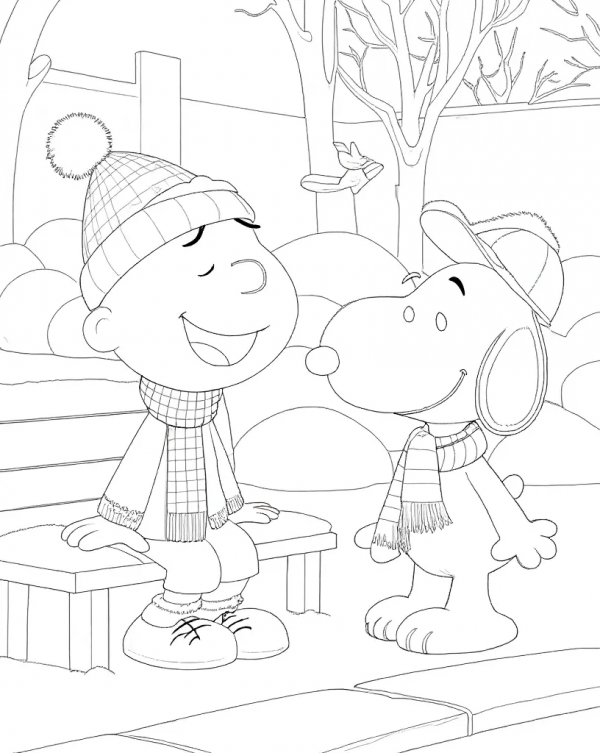 Ref.13479 Charlie Brown y Snoopy en la n